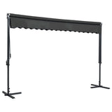 Free Standing Awning 400x300 cm Anthracite - Front View