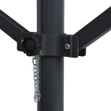 Free Standing Awning 400x300 cm Anthracite - Rear View