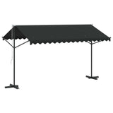 Free Standing Awning 400x300 cm Anthracite - Front View