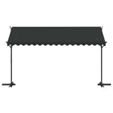 Free Standing Awning 400x300 cm Anthracite - Top-Down View