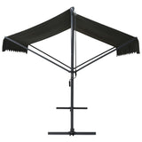 Free Standing Awning 500x300 cm Anthracite - Close-Up Angle