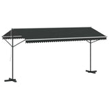 Free Standing Awning 500x300 cm Anthracite - Front View