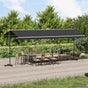 Free Standing Awning 600x300 cm Anthracite