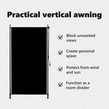 Outdoor Roller Blind 120x270 cm Anthracite - Extra Image