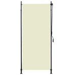 Outdoor Roller Blind 100x270 cm Cream