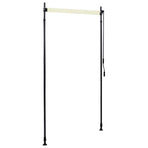 Outdoor Roller Blind 100x270 cm Cream