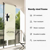 Outdoor Roller Blind 100x270 cm Cream - Close-Up Angle