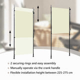 Outdoor Roller Blind 100x270 cm Cream - Low Angle