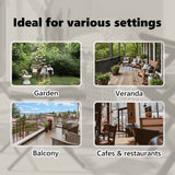 Outdoor Roller Blind 120x270 cm Cream - Extra Image