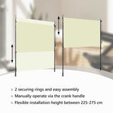 Outdoor Roller Blind 200x270 cm Cream - Extra Image