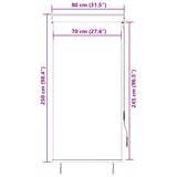 Outdoor Roller Blind 80x250 cm Anthracite - Extra Image