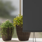 Outdoor Roller Blind 120x250 cm Anthracite