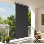 Outdoor Roller Blind 140x250 cm Anthracite