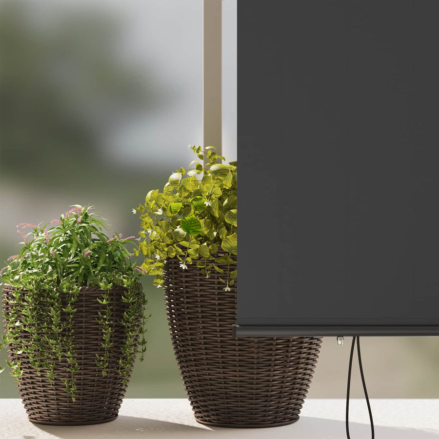 Outdoor Roller Blind 160x250 cm Anthracite