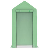 Greenhouse with Steel Frame 0.5 m² 1x0.5x1.9 m - Top-Down View