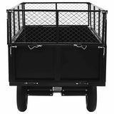 Tipping Trailer for Lawn Mower 300 kg Load - 45-Degree Angle