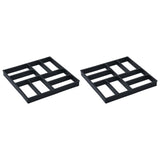 Pavement Moulds 2 pcs 40x40x4 cm Plastic