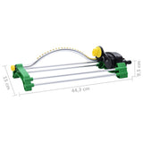 Oscillating Sprinkler with 18 Jets - 45-Degree Angle