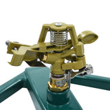 Rotary Sprinkler Green 21x22x13 cm Metal - Side View