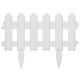 Lawn Edgings 25 pcs White 10 m PP - 45-Degree Angle