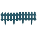 Lawn Edgings 25 pcs Green 10 m PP
