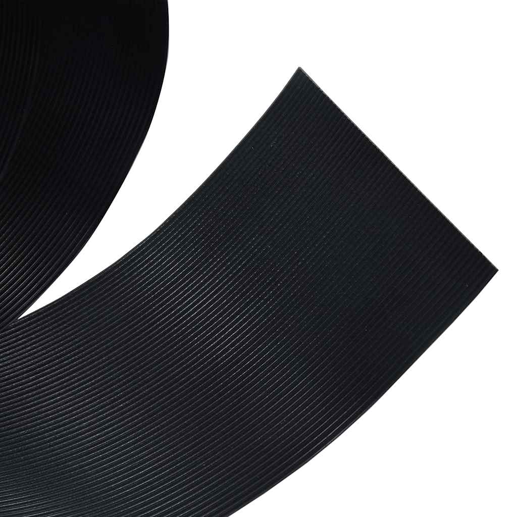 Garden Edging Black 10 m 15 cm PE