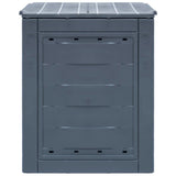 Garden Composters 2 pcs Grey 60x60x73 cm 520 L - Side View