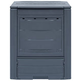 Garden Composters 3 pcs Grey 60x60x73 cm 780 L - Front View
