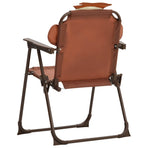 3 Piece Kids'Garden Bistro Set with Parasol Brown