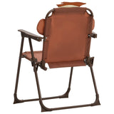 3 Piece Kids' Garden Bistro Set with Parasol Brown - Rear View