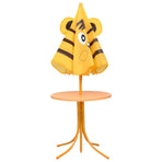 3 Piece Kids'Garden Bistro Set with Parasol Yellow