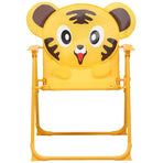 3 Piece Kids'Garden Bistro Set with Parasol Yellow