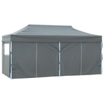 Professional Folding Party Tent 4 Sidewalls 3x6 m Anthracite