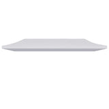 Party Tent Roof 3x6 m White - Side View