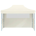Professional Folding Party Tent with 3 Sidewalls 3x4 m Cream