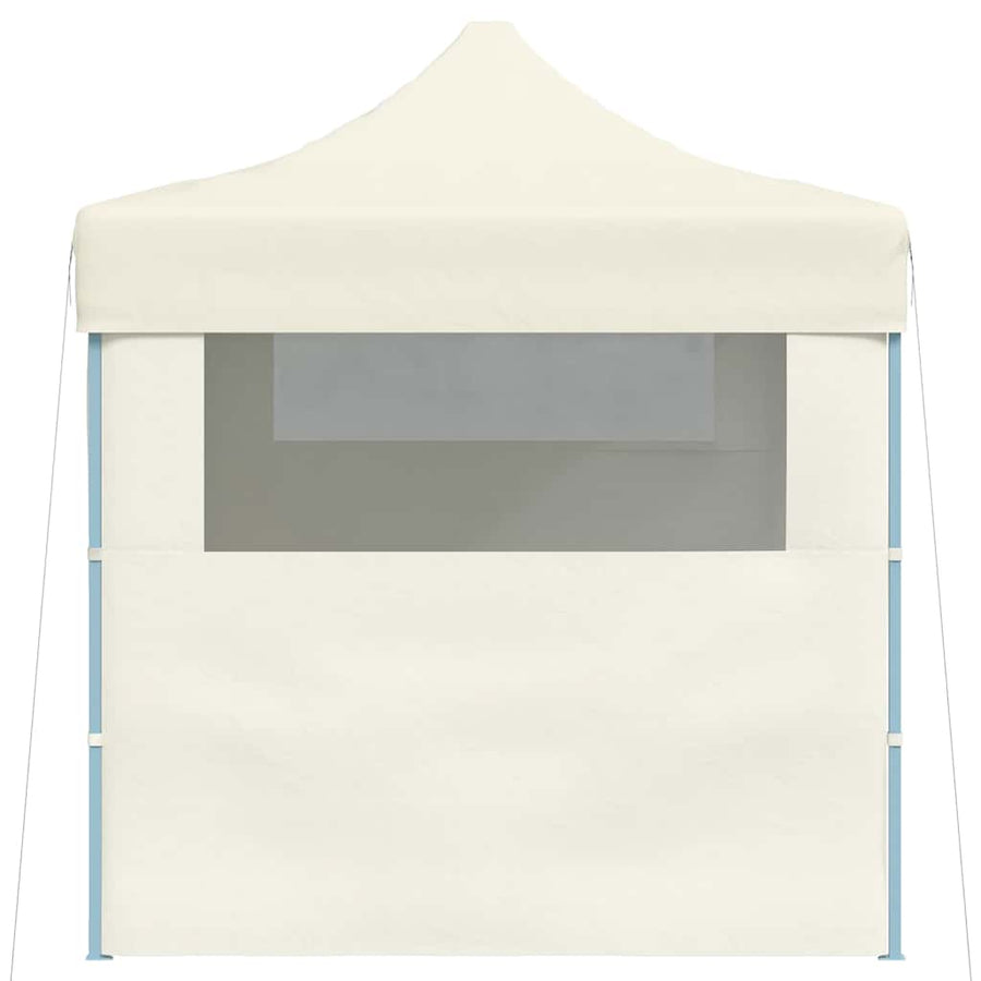 Professional Folding Party Tent with 3 Sidewalls 3x4 m Cream