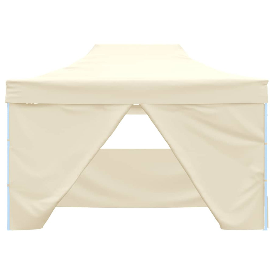 Professional Folding Party Tent with 4 Sidewalls 3x4 m Cream