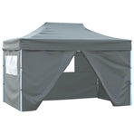 Professional Folding Party Tent 4 Sidewalls 3x4 m Anthracite