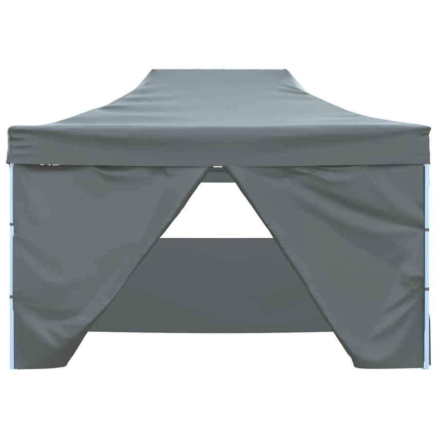Professional Folding Party Tent 4 Sidewalls 3x4 m Anthracite