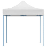Professional Folding Party Tent 280x410x315 cm Steel White - Side View