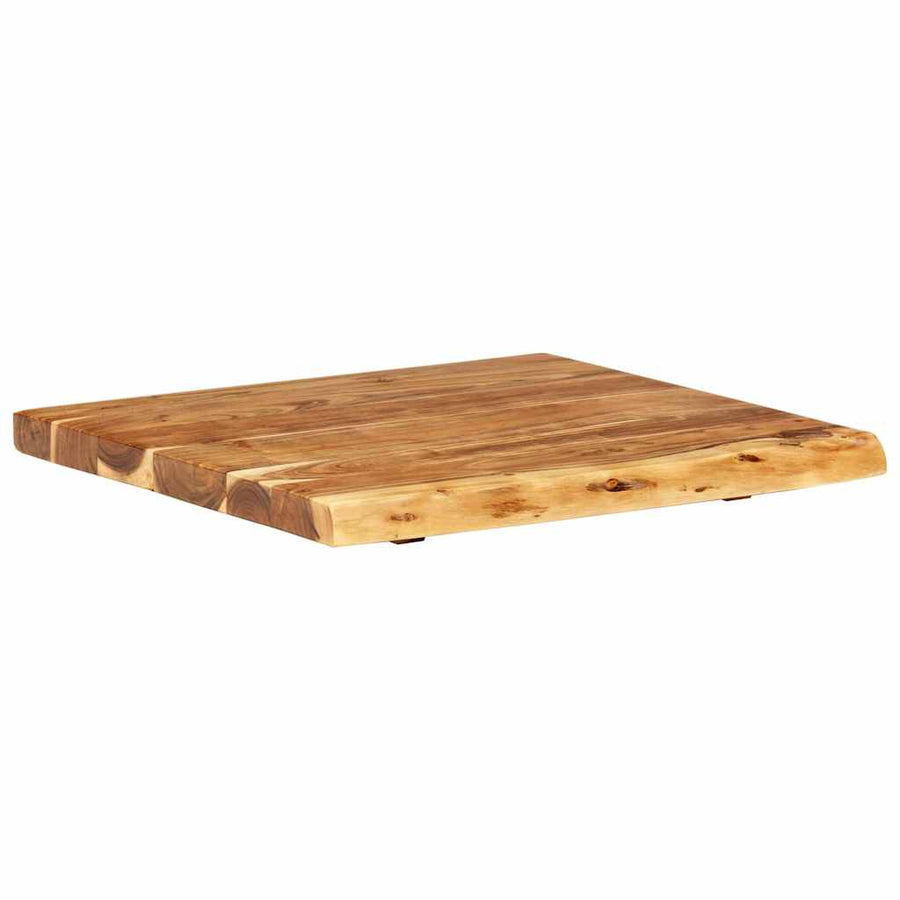 Bathroom Vanity Top Solid Acacia Wood 58x52x3.8 cm