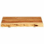 Bathroom Vanity Top Solid Acacia Wood 58x52x3.8 cm