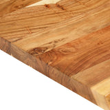Bathroom Vanity Top Solid Acacia Wood 58x52x3.8 cm - 45-Degree Angle
