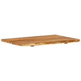 Bathroom Vanity Top Solid Acacia Wood 80x52x2.5 cm