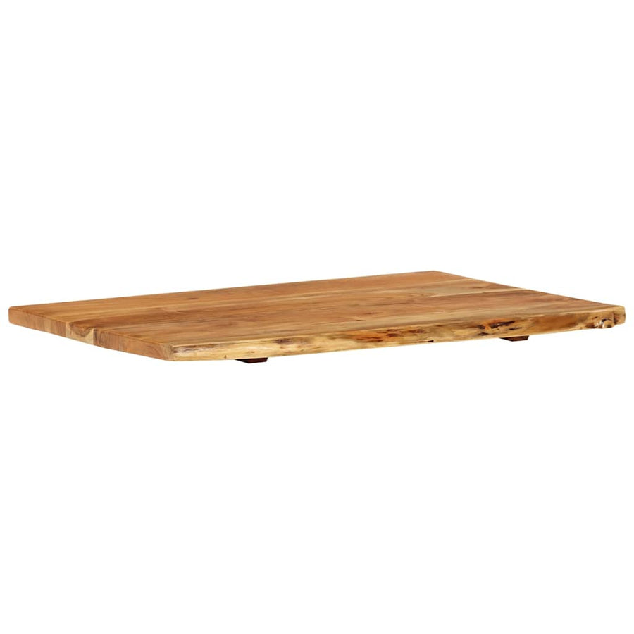 Bathroom Vanity Top Solid Acacia Wood 80x52x2.5 cm