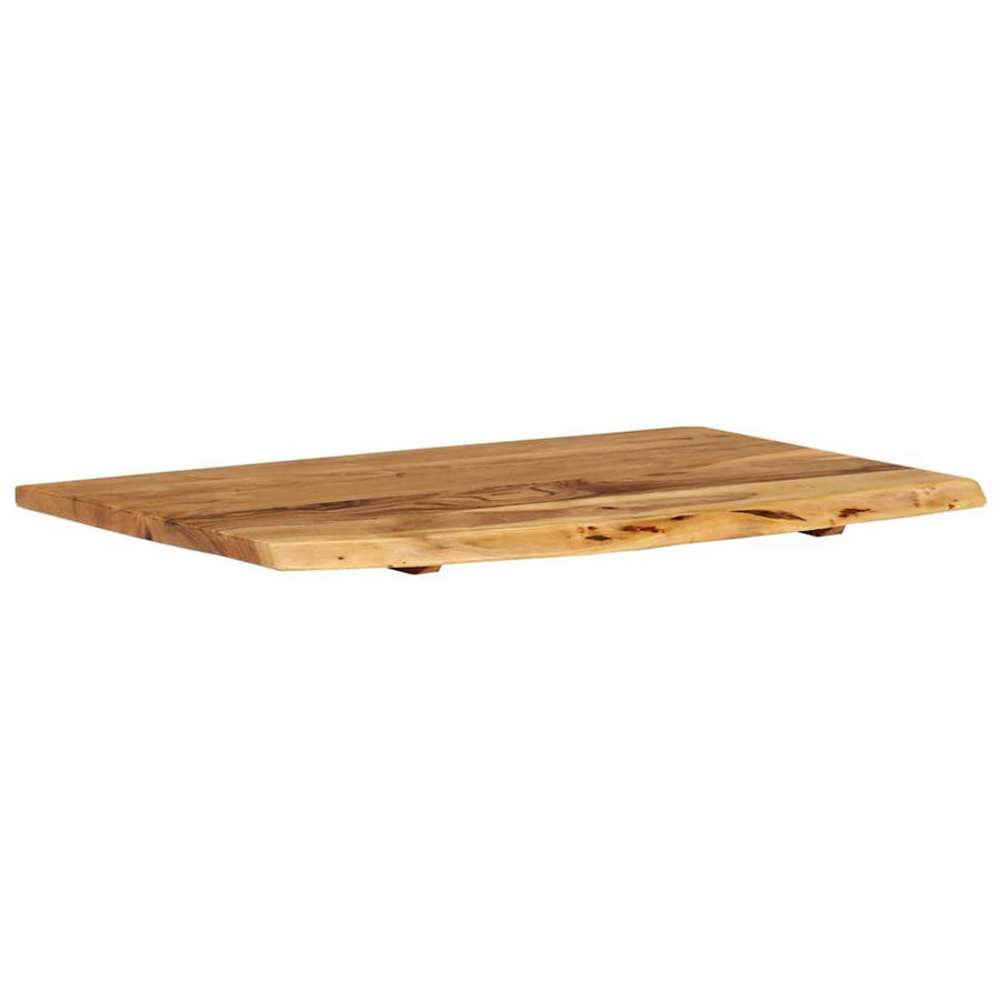 Bathroom Vanity Top Solid Acacia Wood 80x52x2.5 cm
