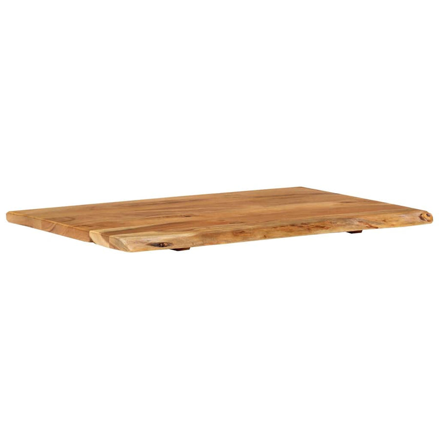 Bathroom Vanity Top Solid Acacia Wood 80x52x2.5 cm
