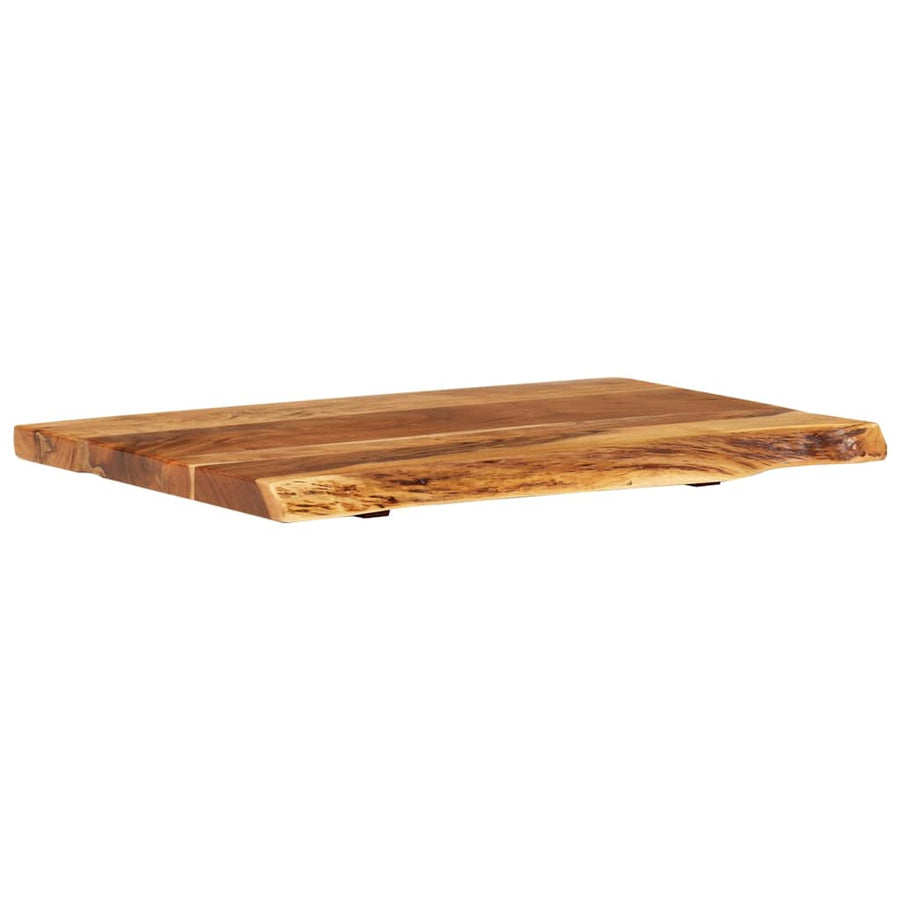 Bathroom Vanity Top Solid Acacia Wood 80x52x3.8 cm