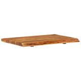 Bathroom Vanity Top Solid Acacia Wood 80x52x3.8 cm