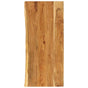 Bathroom Vanity Top Solid Acacia Wood 114x52x2.5 cm